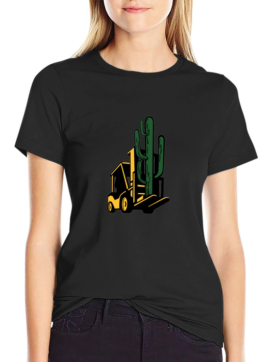 Cactus Forklift Graphic Tee