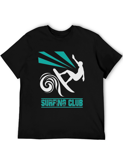 Surfing Club Black T-Shirt