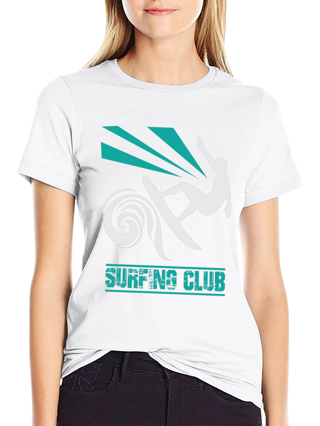Surfing Club Black T-Shirt