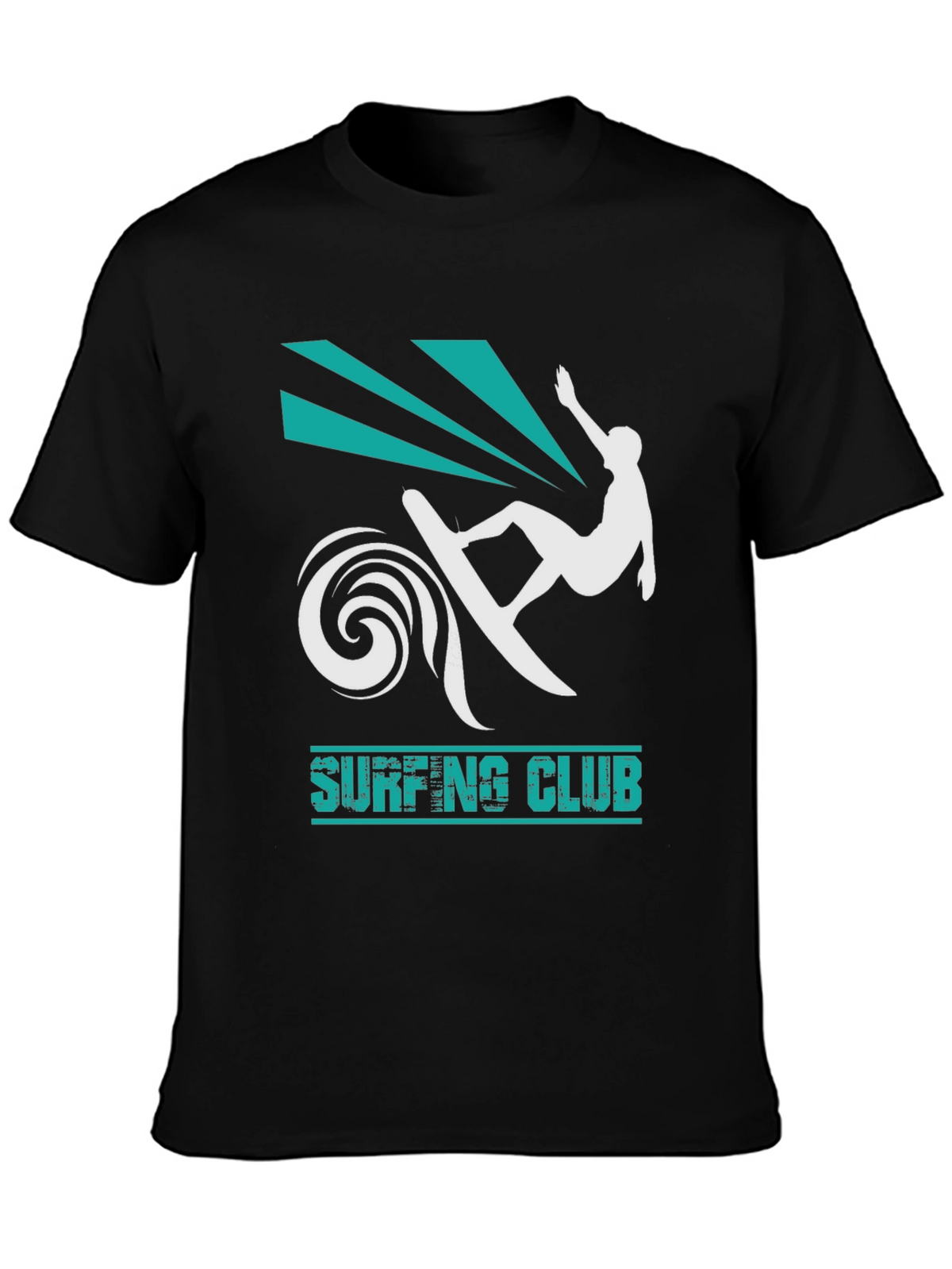 Surfing Club Black T-Shirt