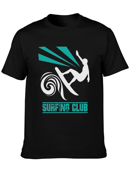 Surfing Club Black T-Shirt