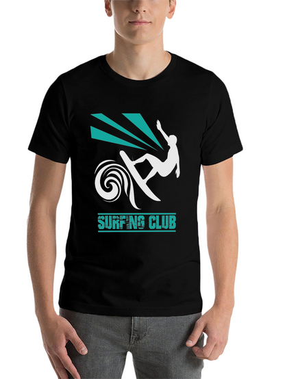 Surfing Club Black T-Shirt