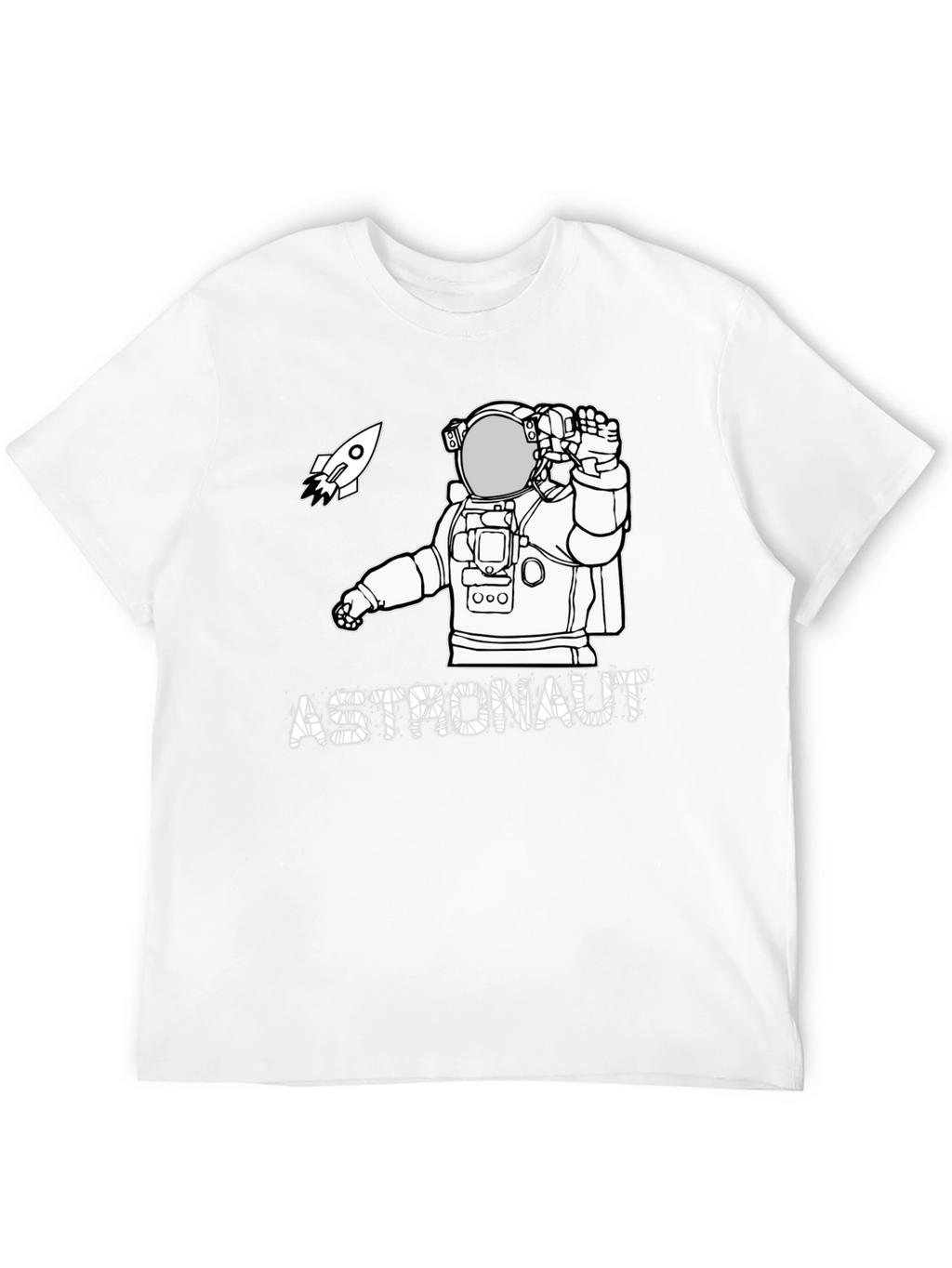 Astronaut Graphic T-Shirt - Space Adventure Tee