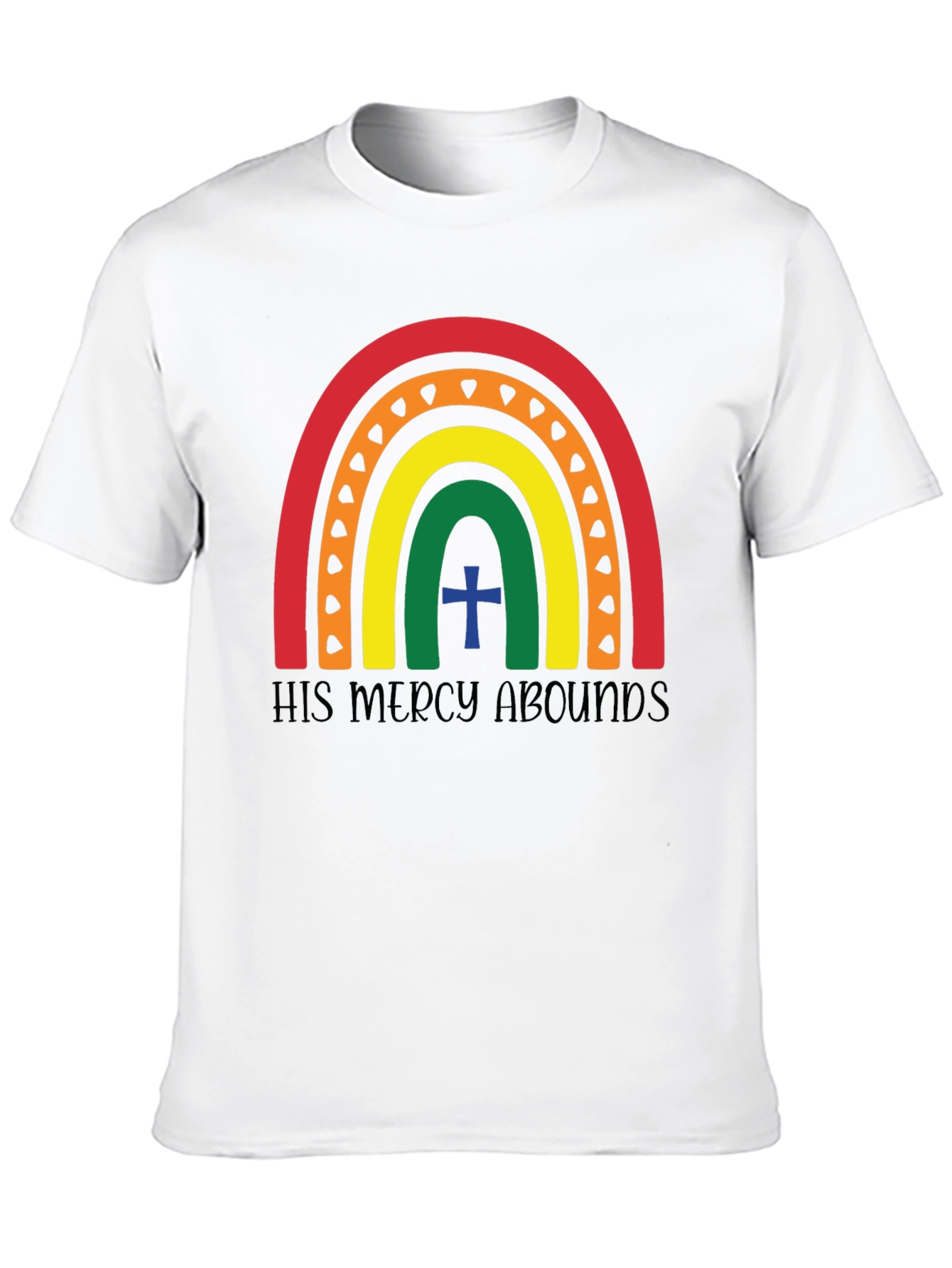 His Mercy Abounds Rainbow T-Shirt