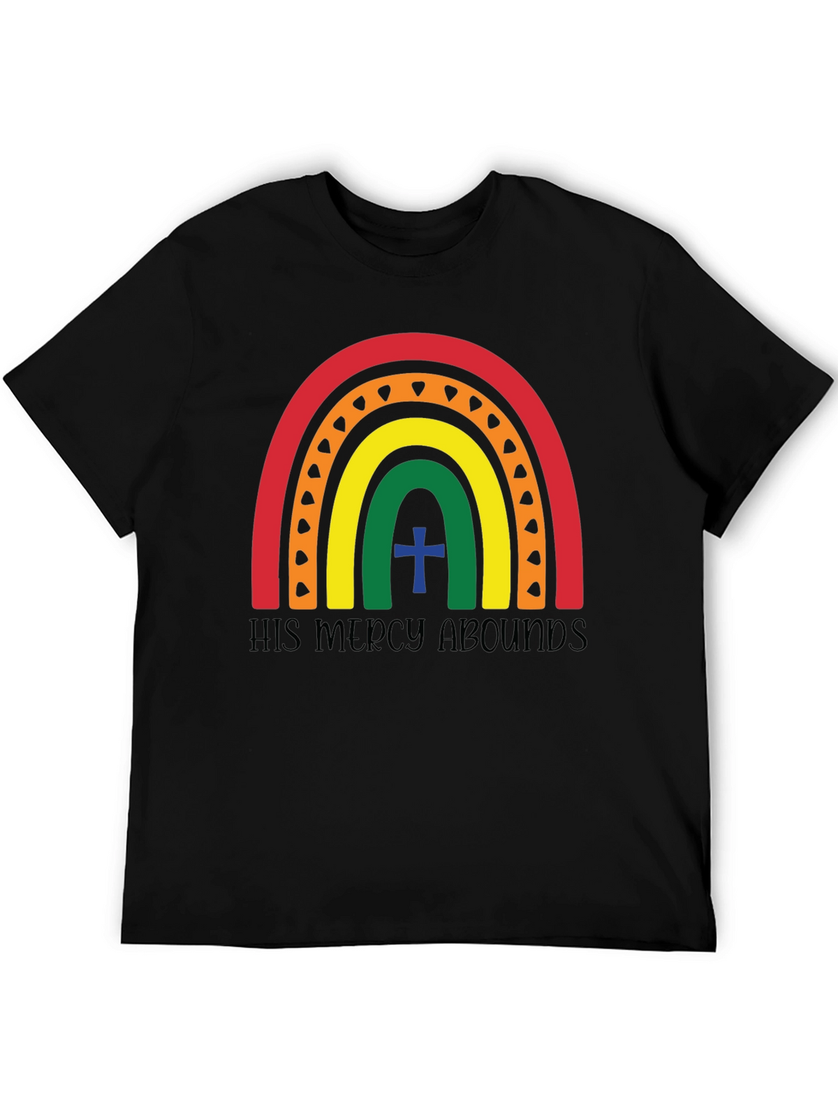 His Mercy Abounds Rainbow T-Shirt