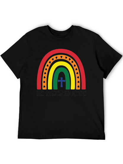 His Mercy Abounds Rainbow T-Shirt