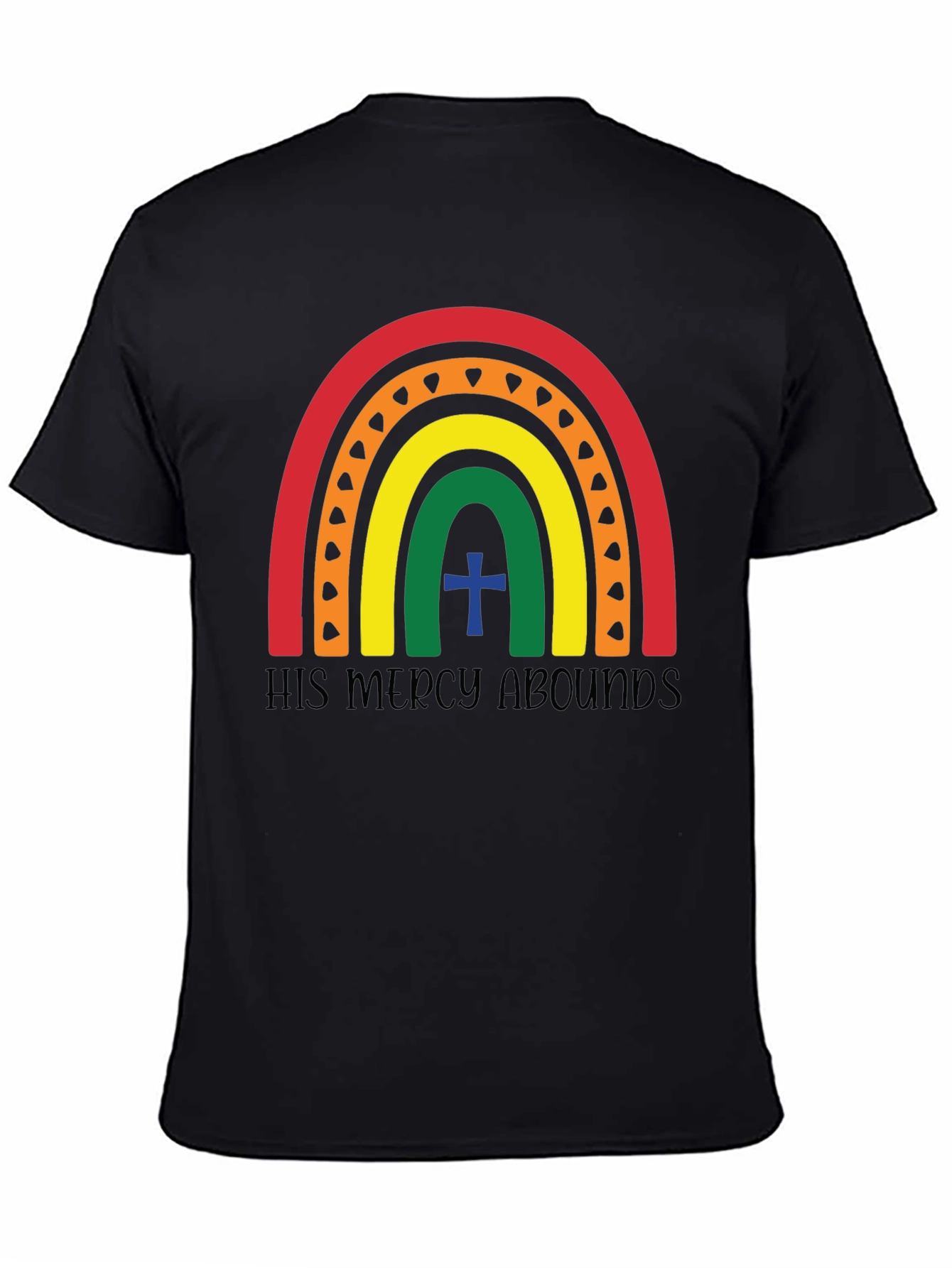His Mercy Abounds Rainbow T-Shirt