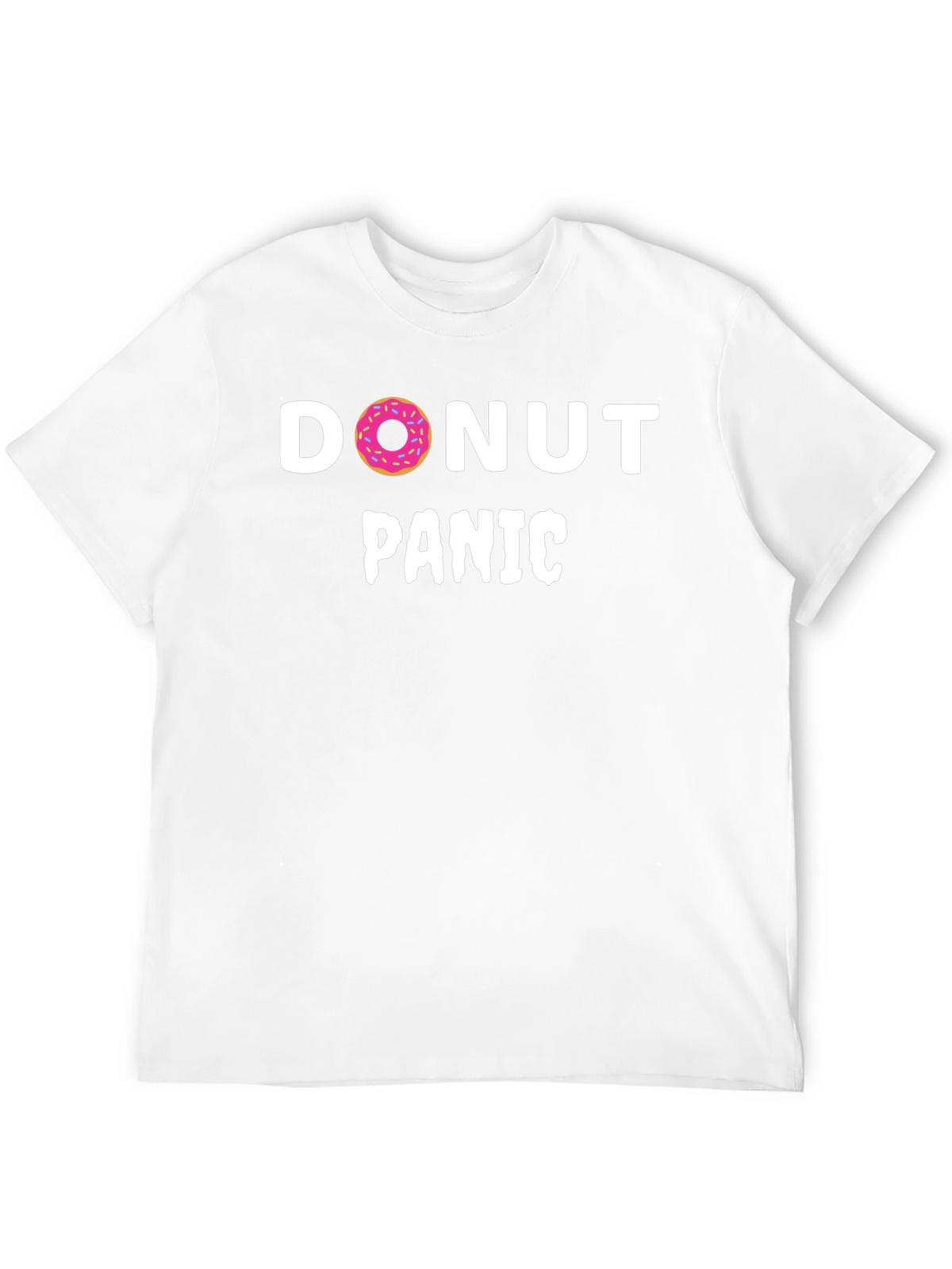Donut Panic T-Shirt - Funny Graphic Tee