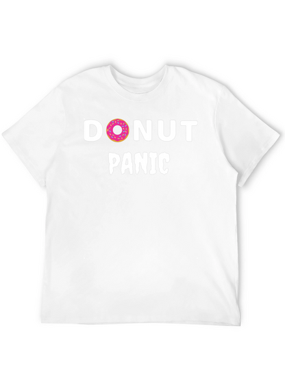 Donut Panic T-Shirt - Funny Graphic Tee