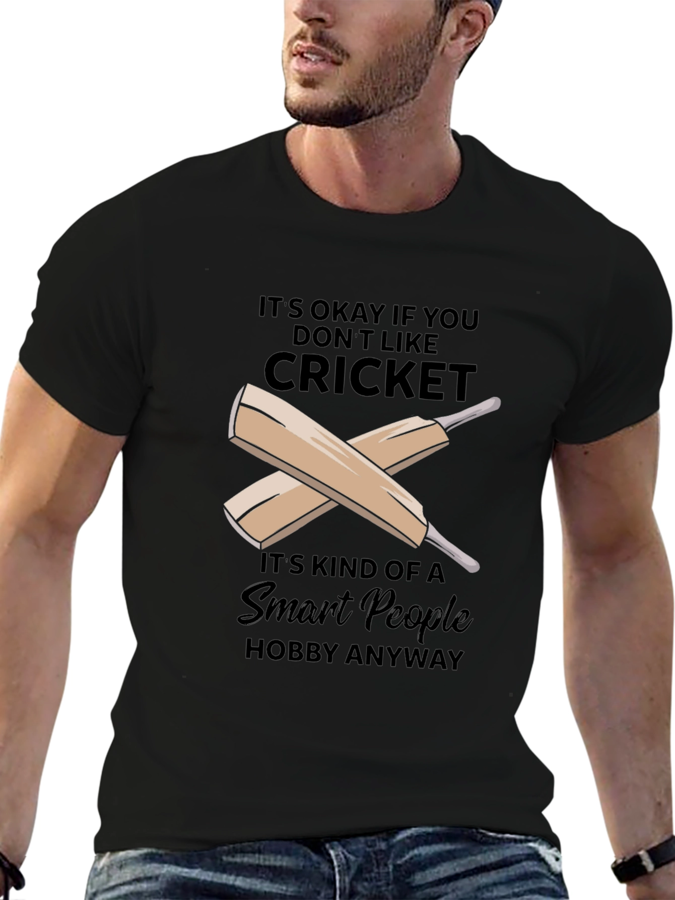 Cricket Smart People Hobby T-Shirt