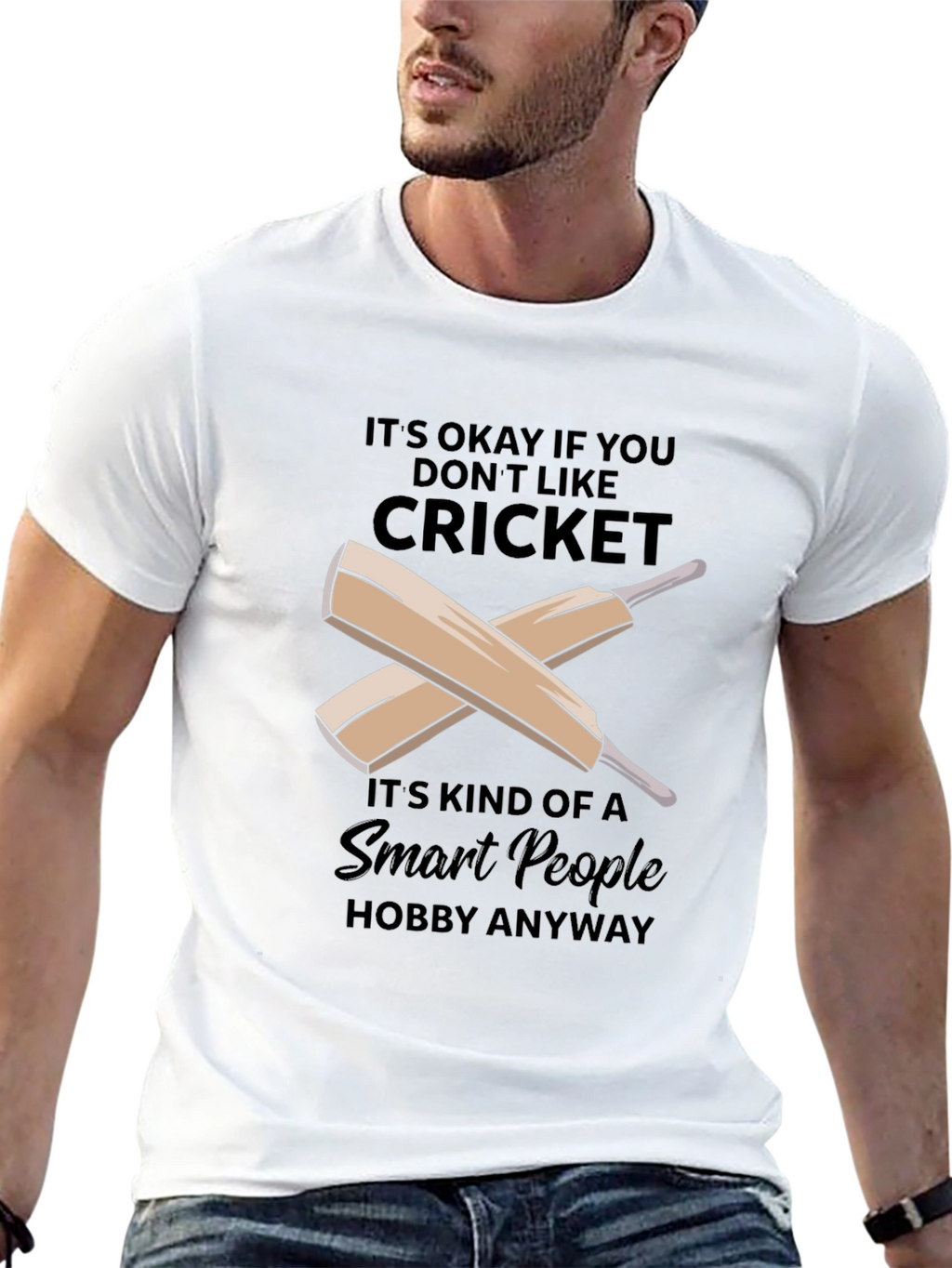 Cricket Smart People Hobby T-Shirt