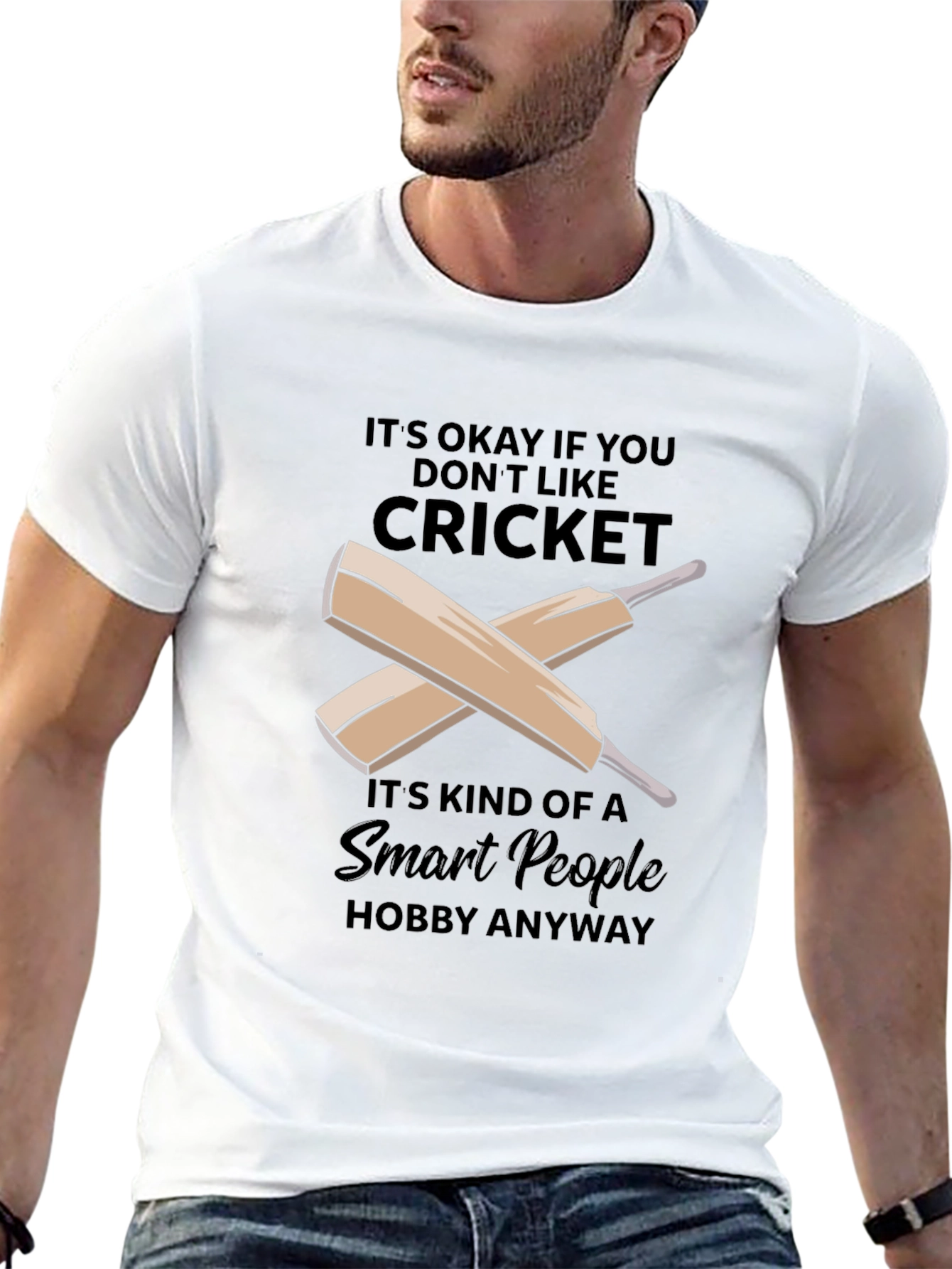 Cricket Smart People Hobby T-Shirt