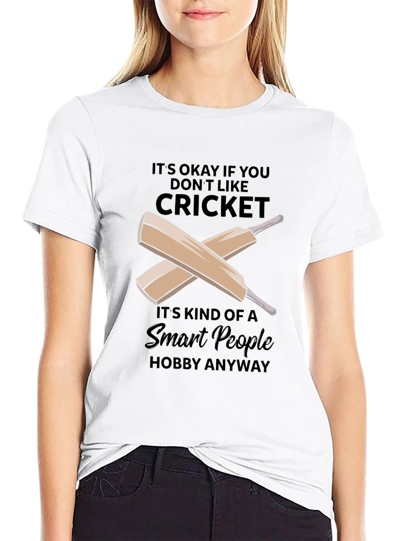 Cricket Smart People Hobby T-Shirt
