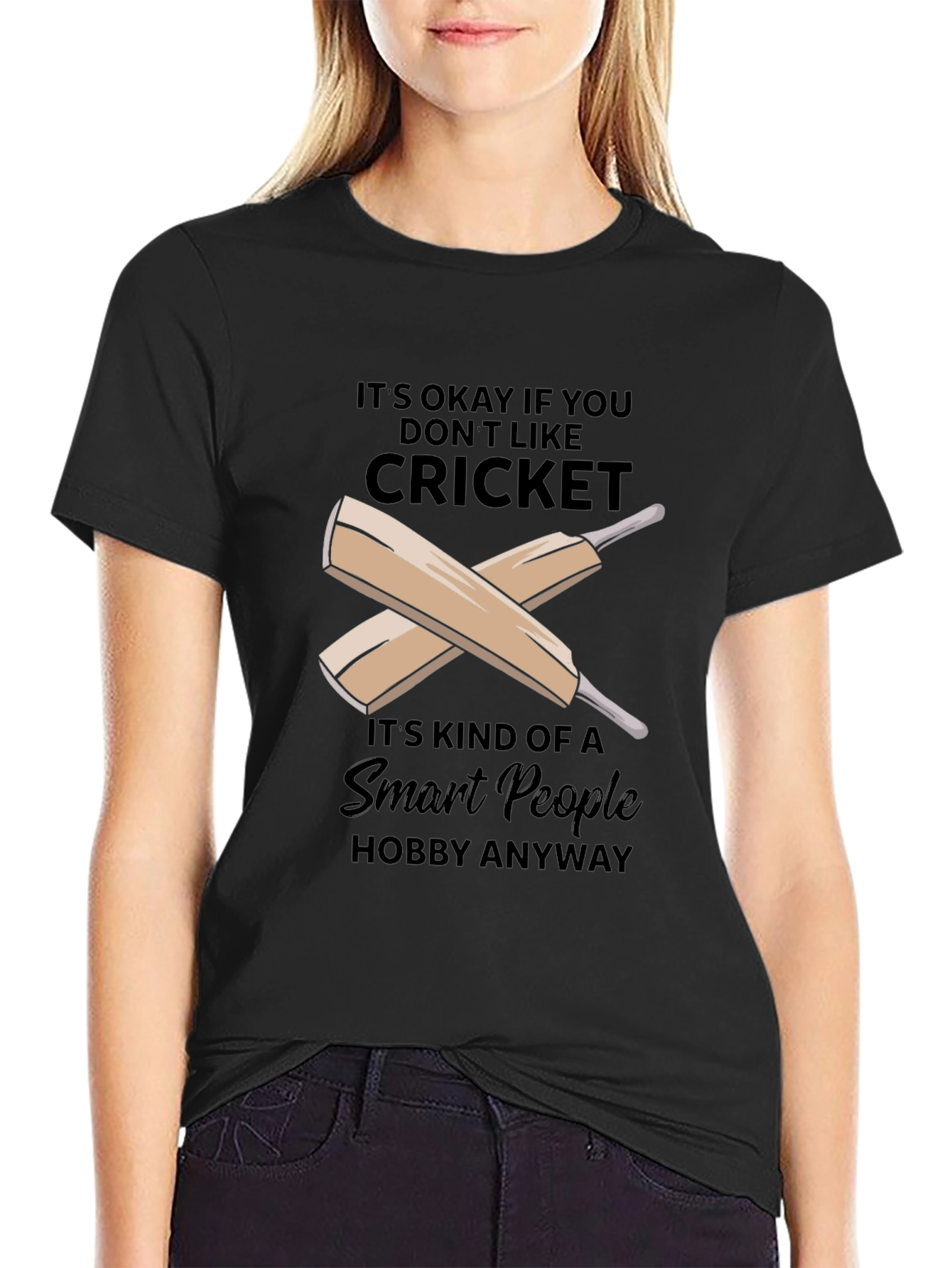 Cricket Smart People Hobby T-Shirt