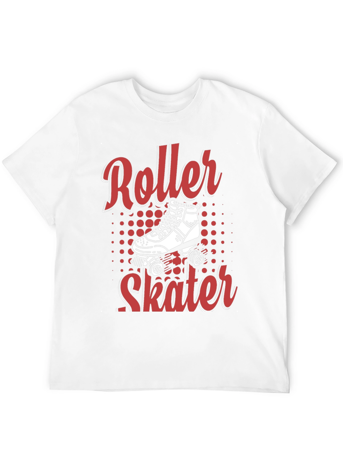 Cool Roller Skater Graphic Tee - Black Cotton T-Shirt