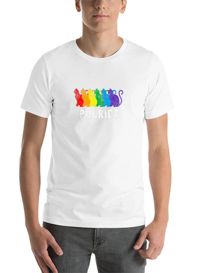 Puuride Pride Cats T-Shirt - LGBTQ+ Rainbow Tee
