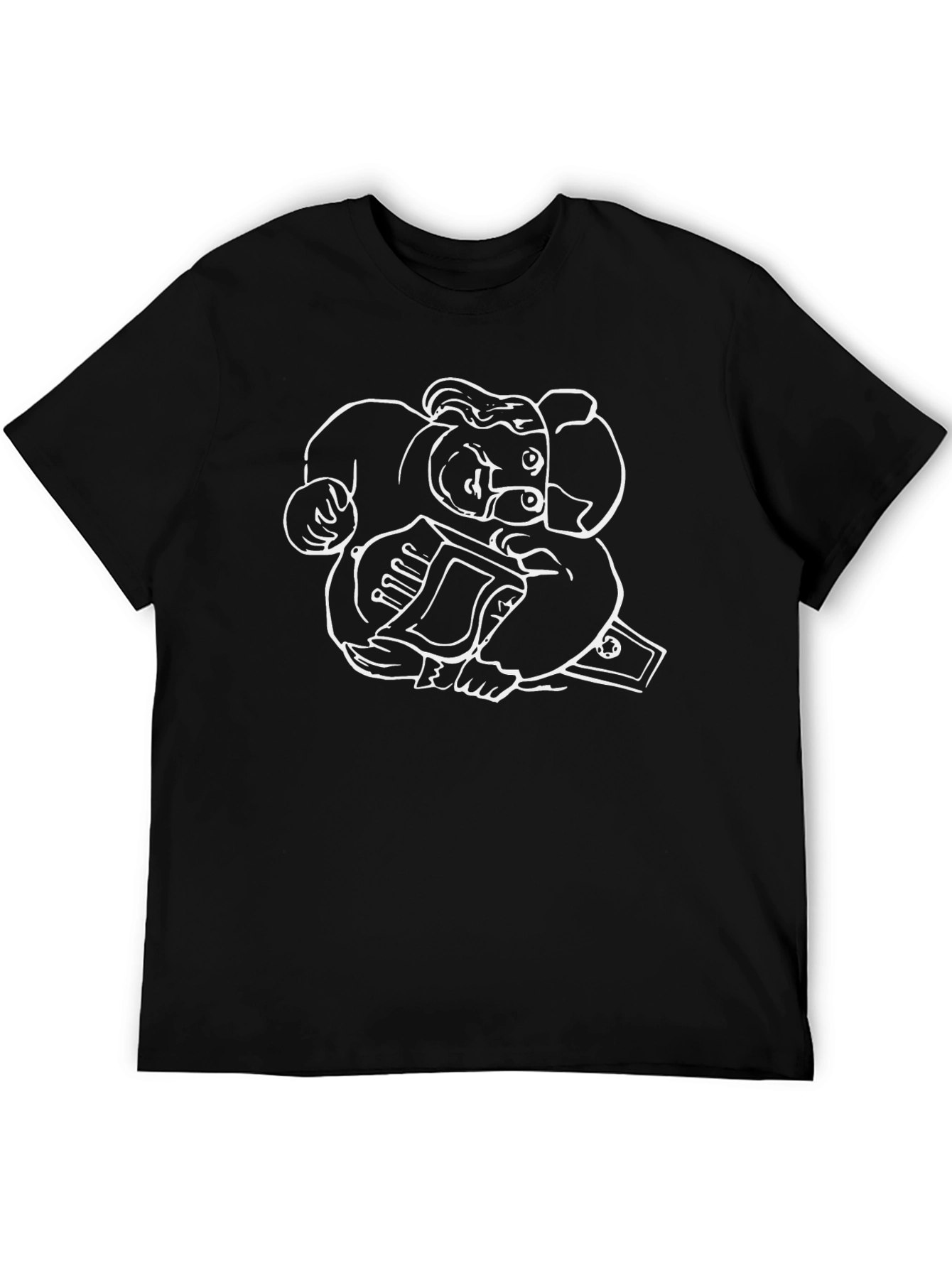 Unique Graphic T-Shirt - Bear Accountant