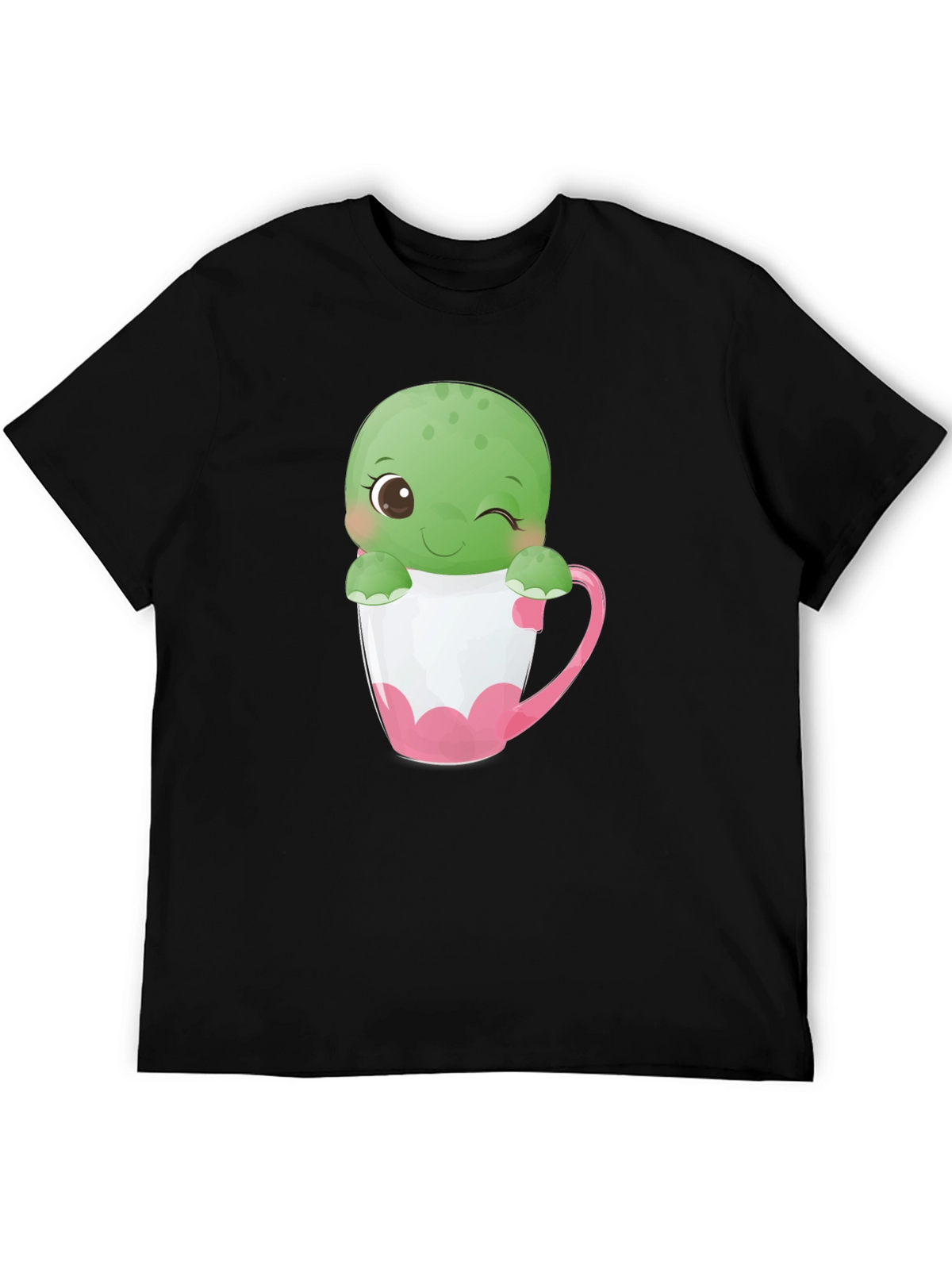 Cute Turtle in Tea Cup T-Shirt