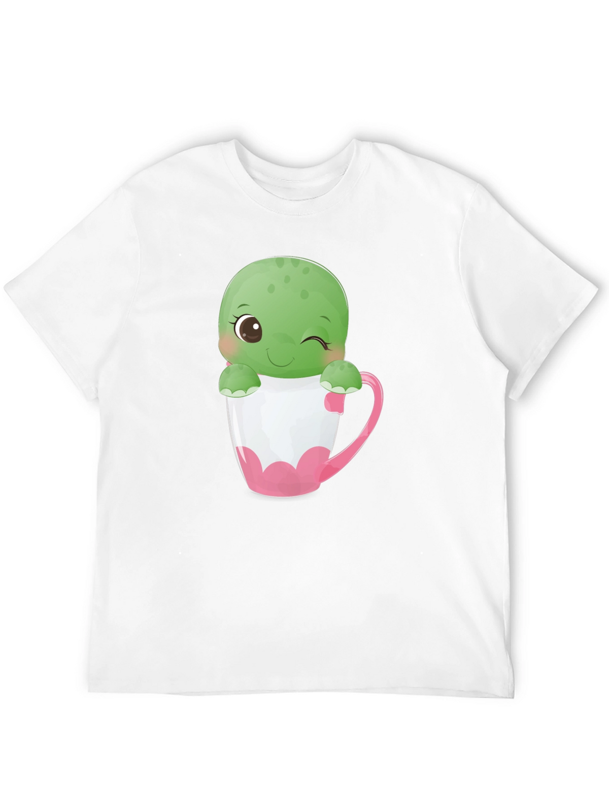 Cute Turtle in Tea Cup T-Shirt