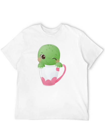 Cute Turtle in Tea Cup T-Shirt