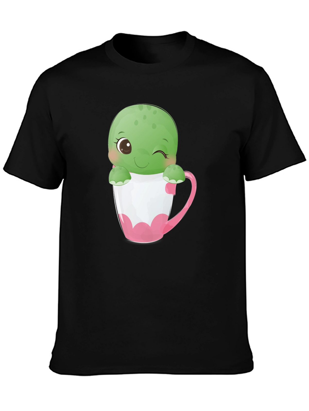 Cute Turtle in Tea Cup T-Shirt