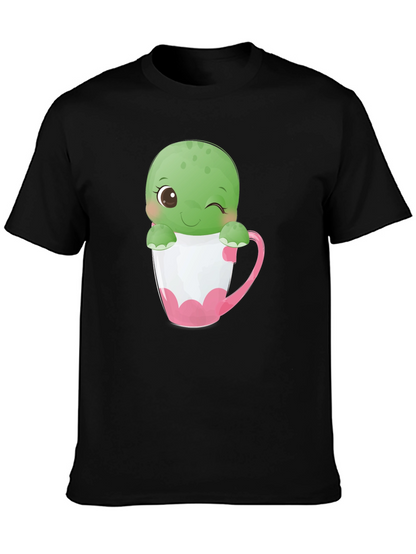 Cute Turtle in Tea Cup T-Shirt