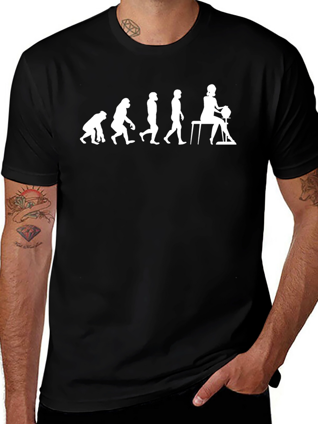 Evolution of Potter T-Shirt - Black