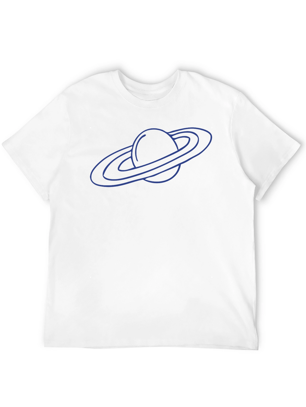 Saturn Graphic Tee - Black Cotton Blend