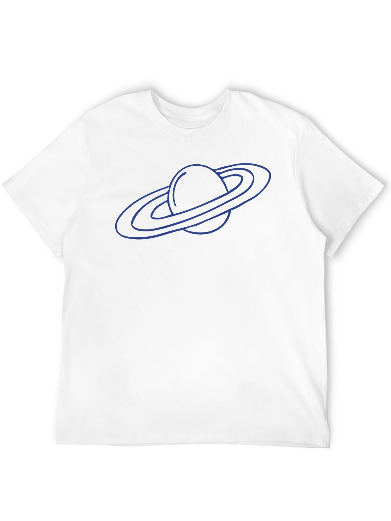 Saturn Graphic Tee - Black Cotton Blend