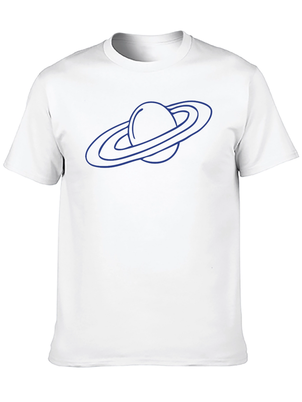 Saturn Graphic Tee - Black Cotton Blend