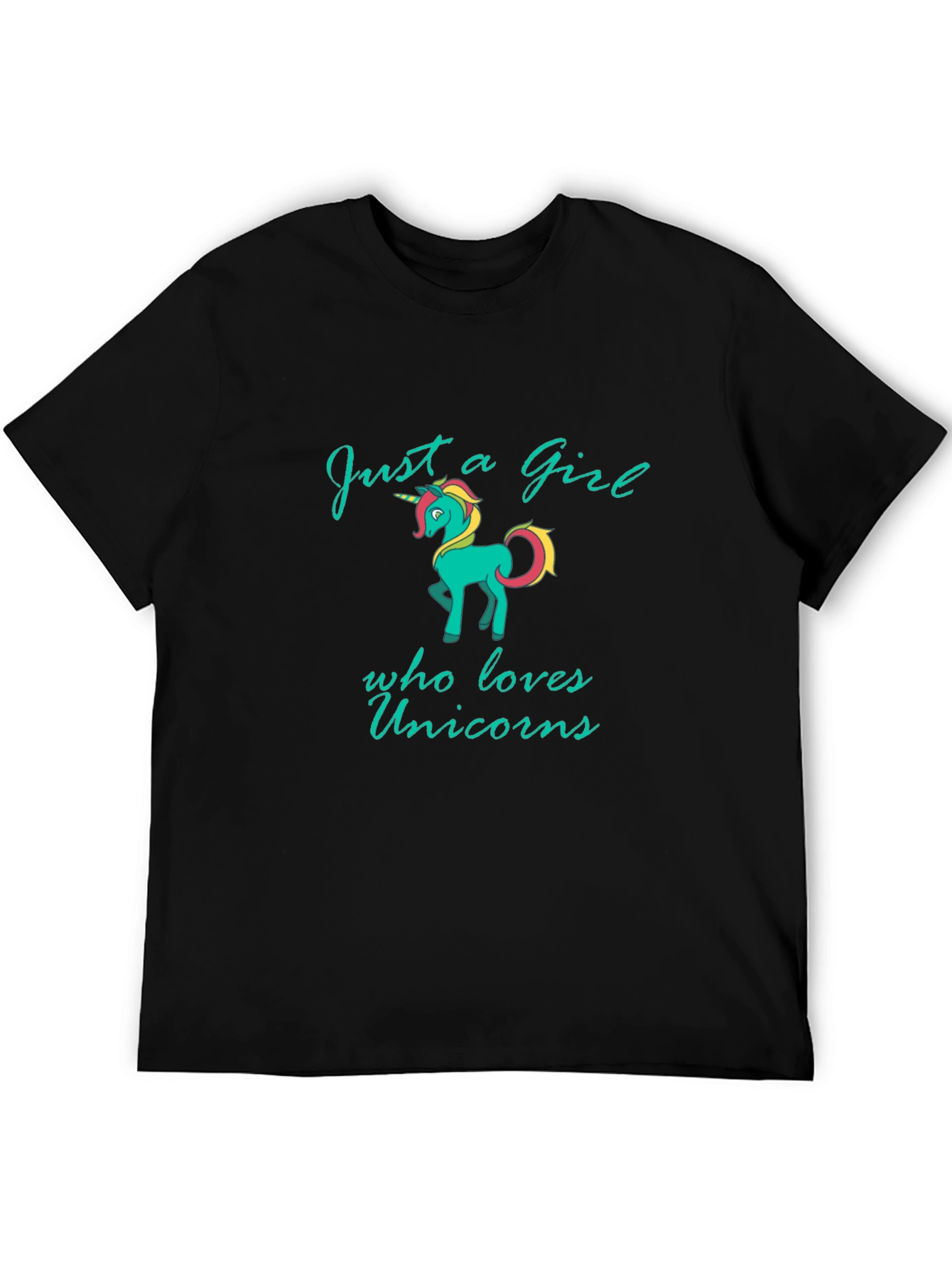 Unicorn Lovers T-Shirt - Just a Girl Who Loves Unicorns