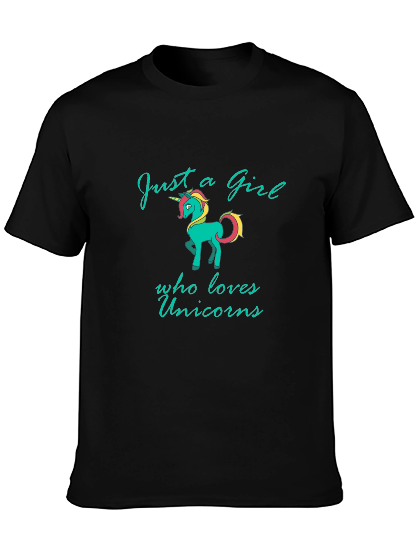 Unicorn Lovers T-Shirt - Just a Girl Who Loves Unicorns