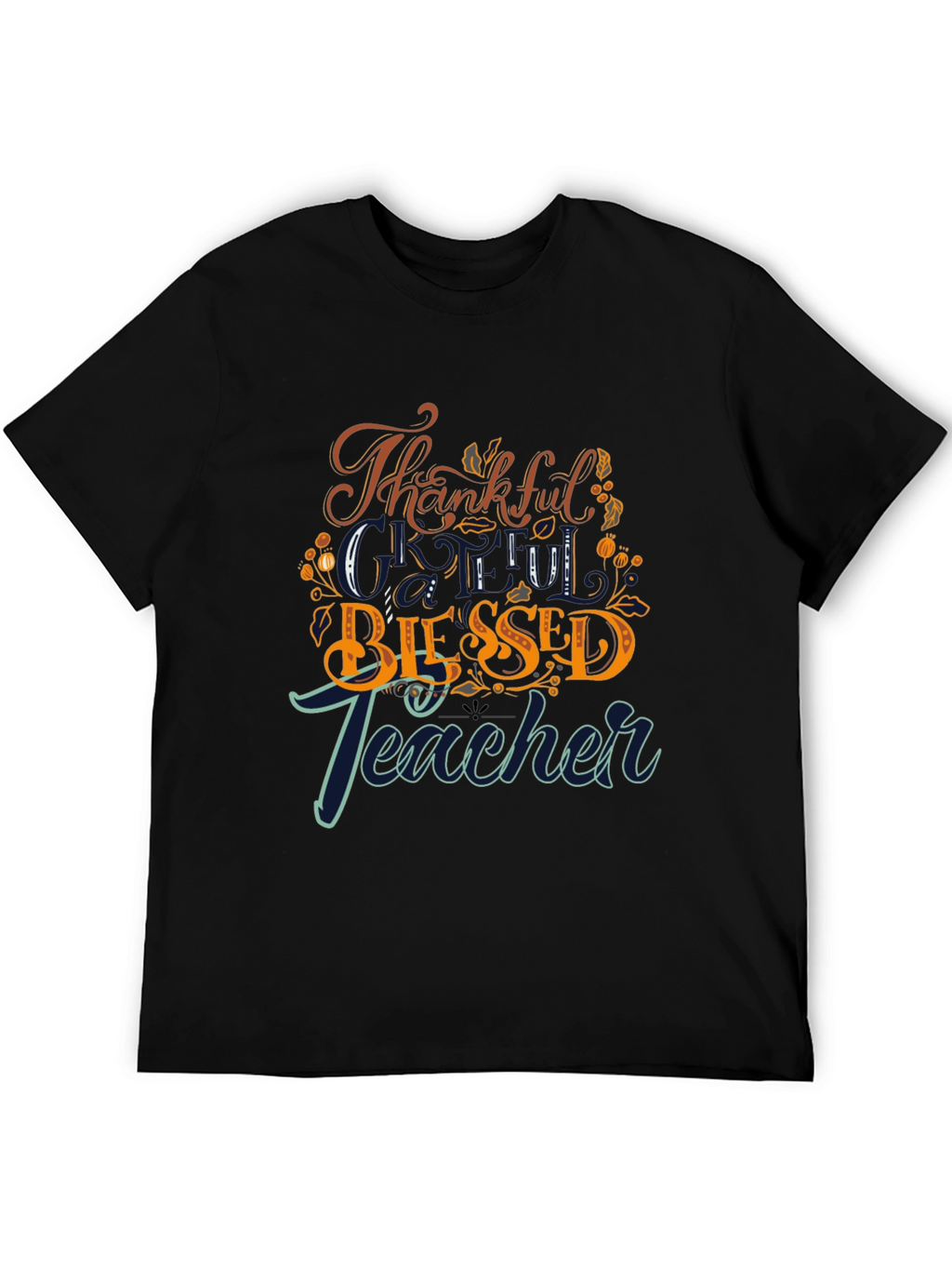 Thankful Blessed Teacher Graphic Tee
