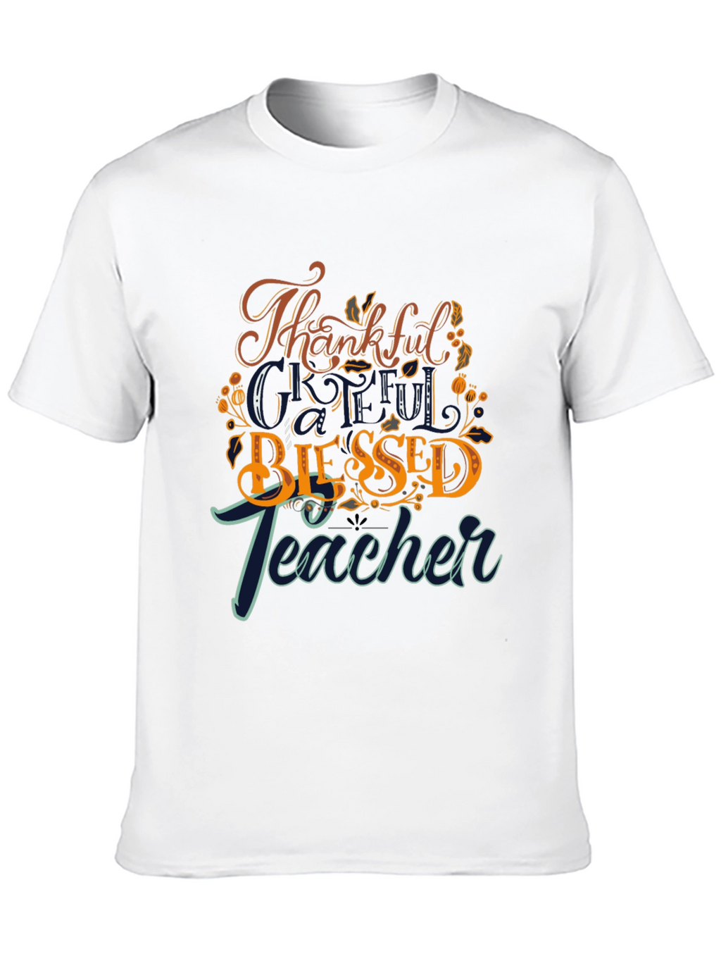 Thankful Blessed Teacher Graphic Tee