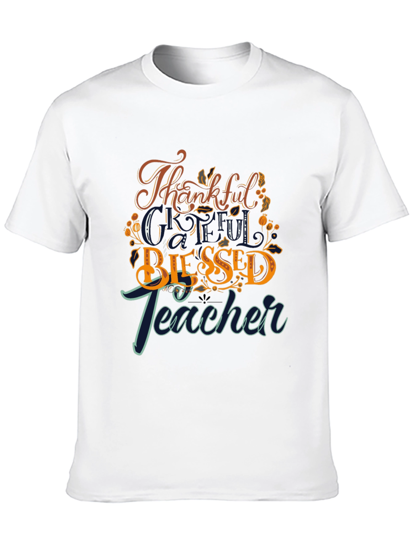 Thankful Blessed Teacher Graphic Tee