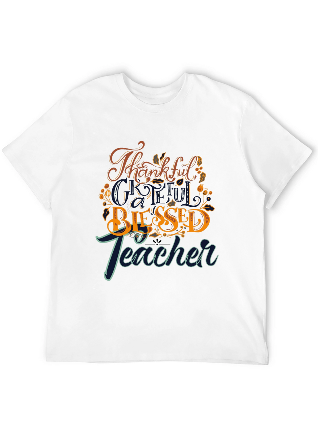 Thankful Blessed Teacher Graphic Tee