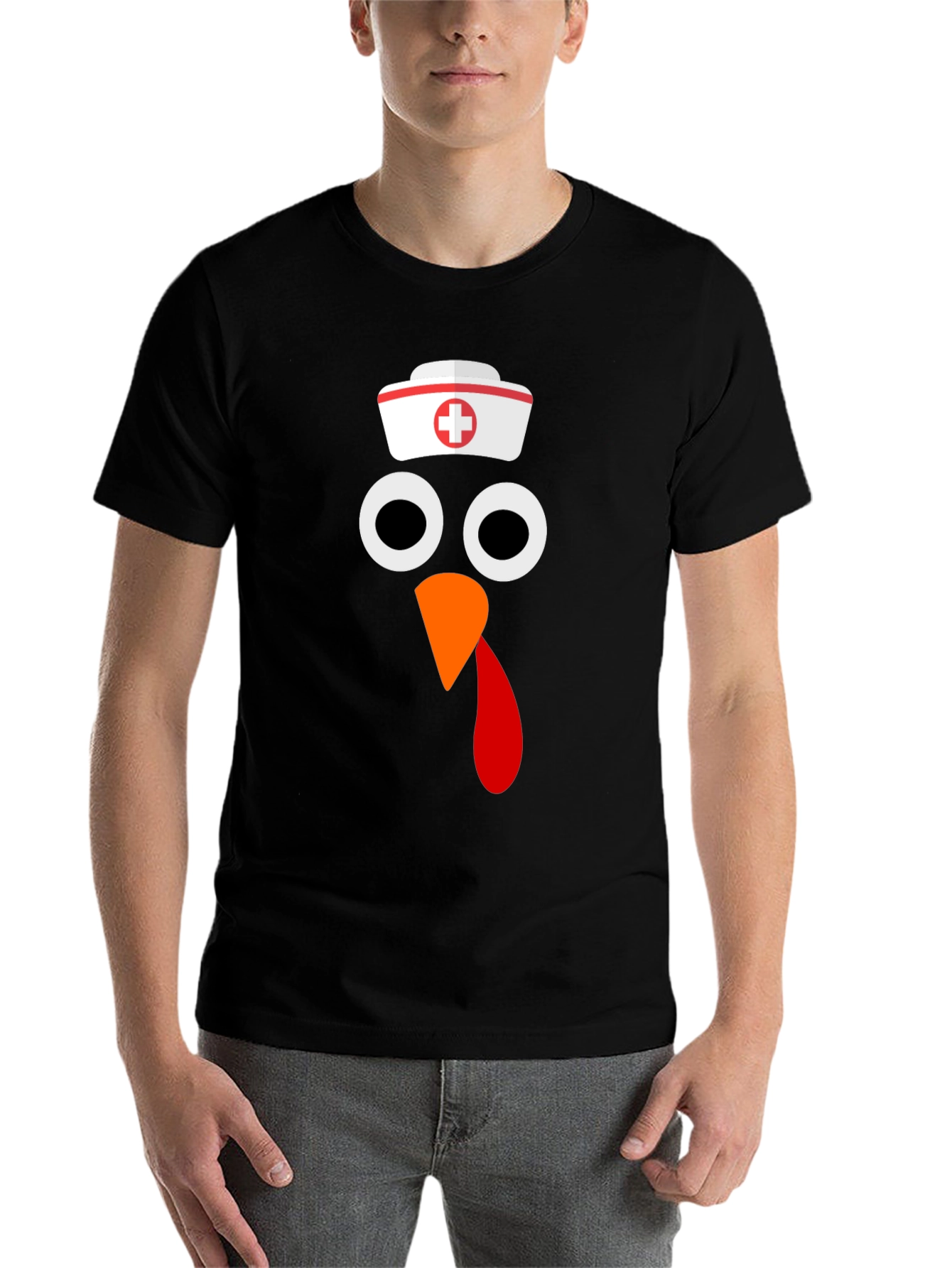 Funny Nurse Turkey Thanksgiving T-Shirt