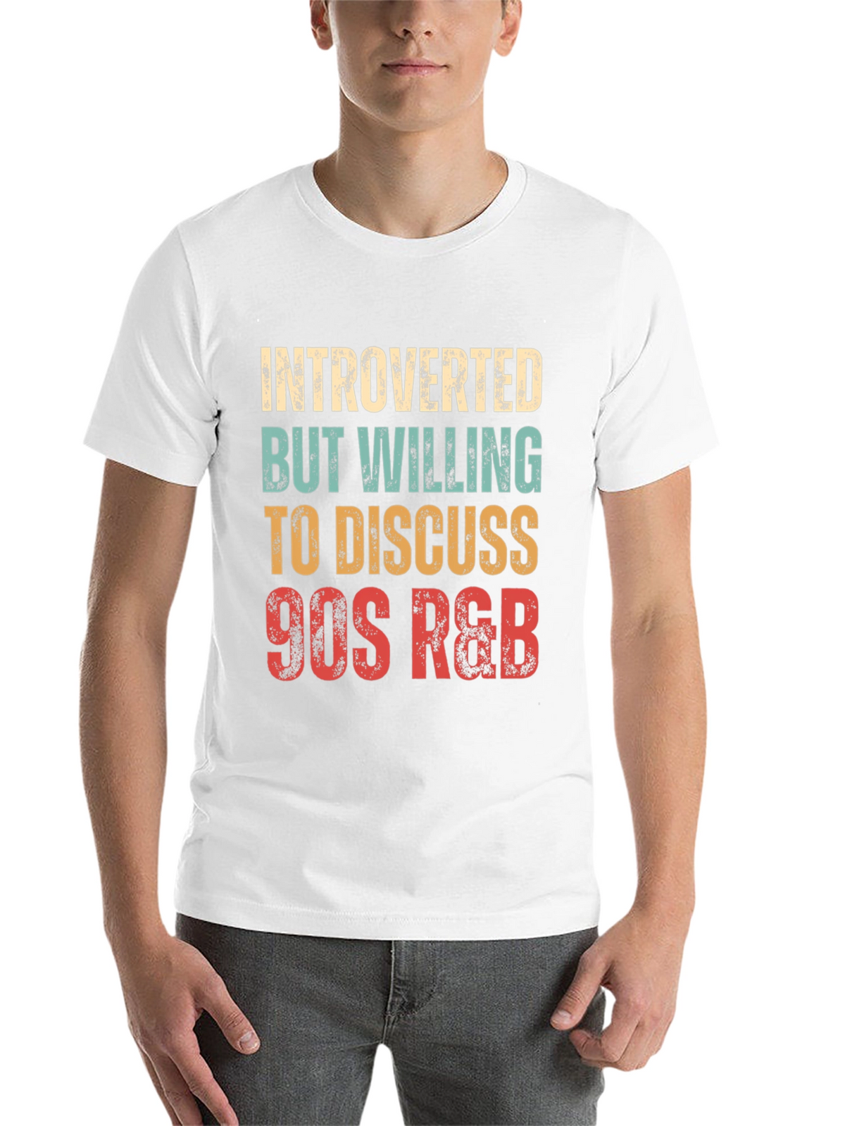 Introverted 90s R&B Music Lover T-Shirt