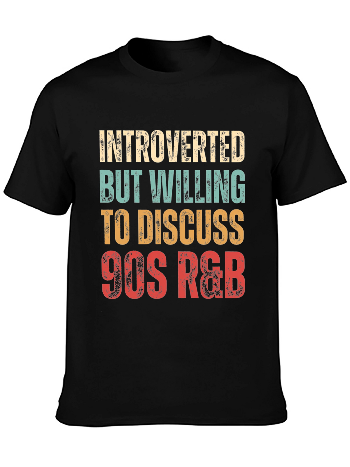 Introverted 90s R&B Music Lover T-Shirt