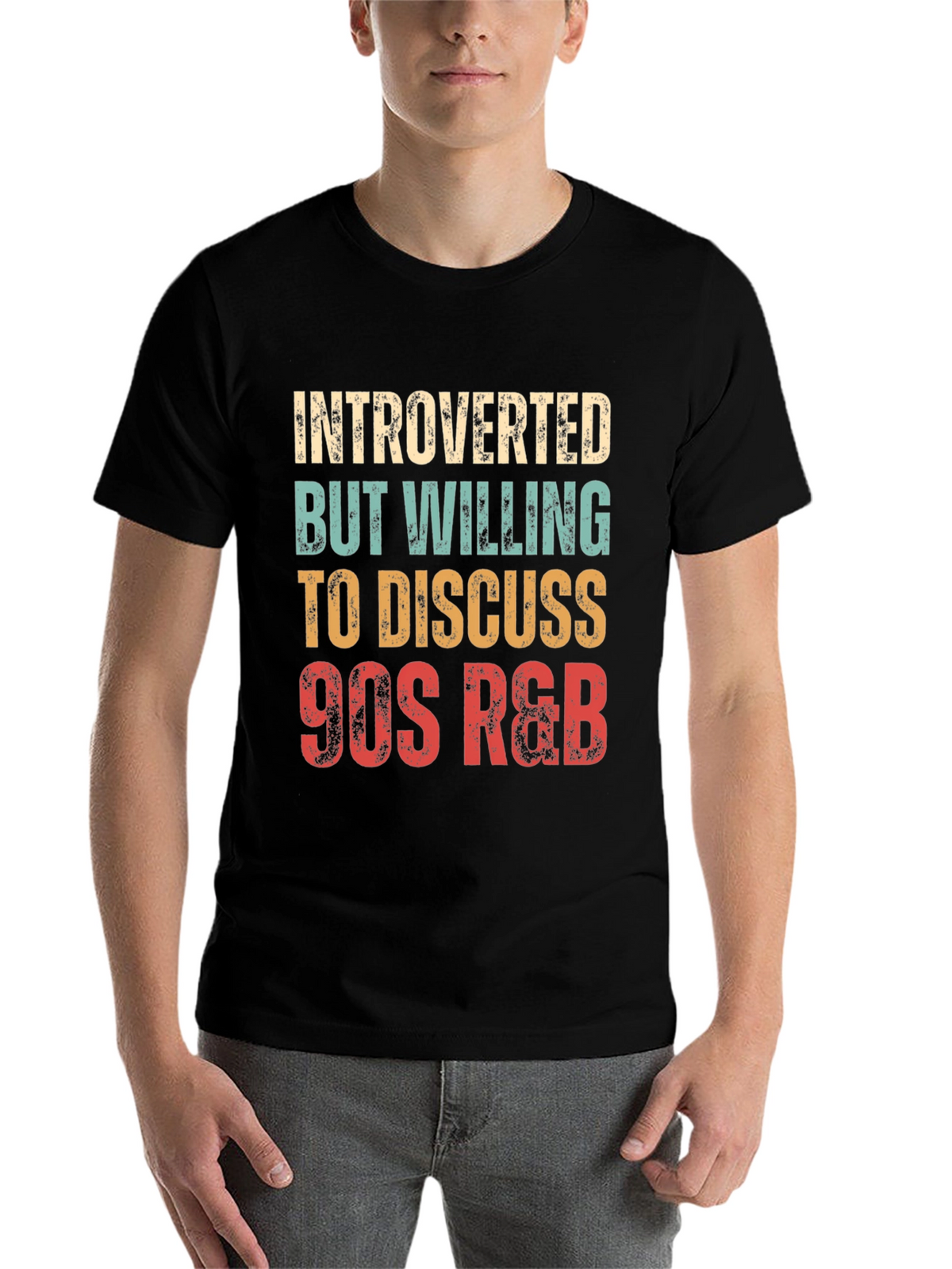 Introverted 90s R&B Music Lover T-Shirt