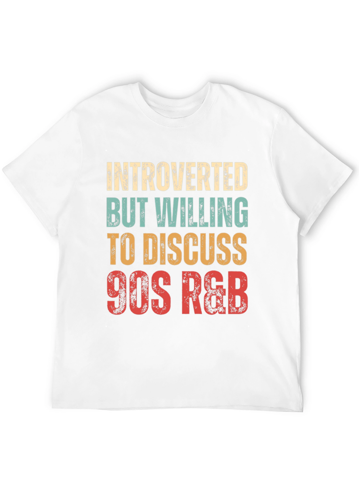 Introverted 90s R&B Music Lover T-Shirt