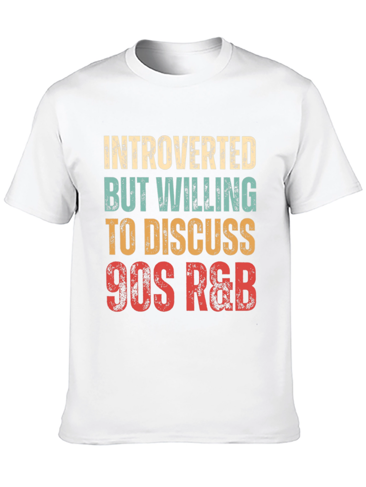 Introverted 90s R&B Music Lover T-Shirt