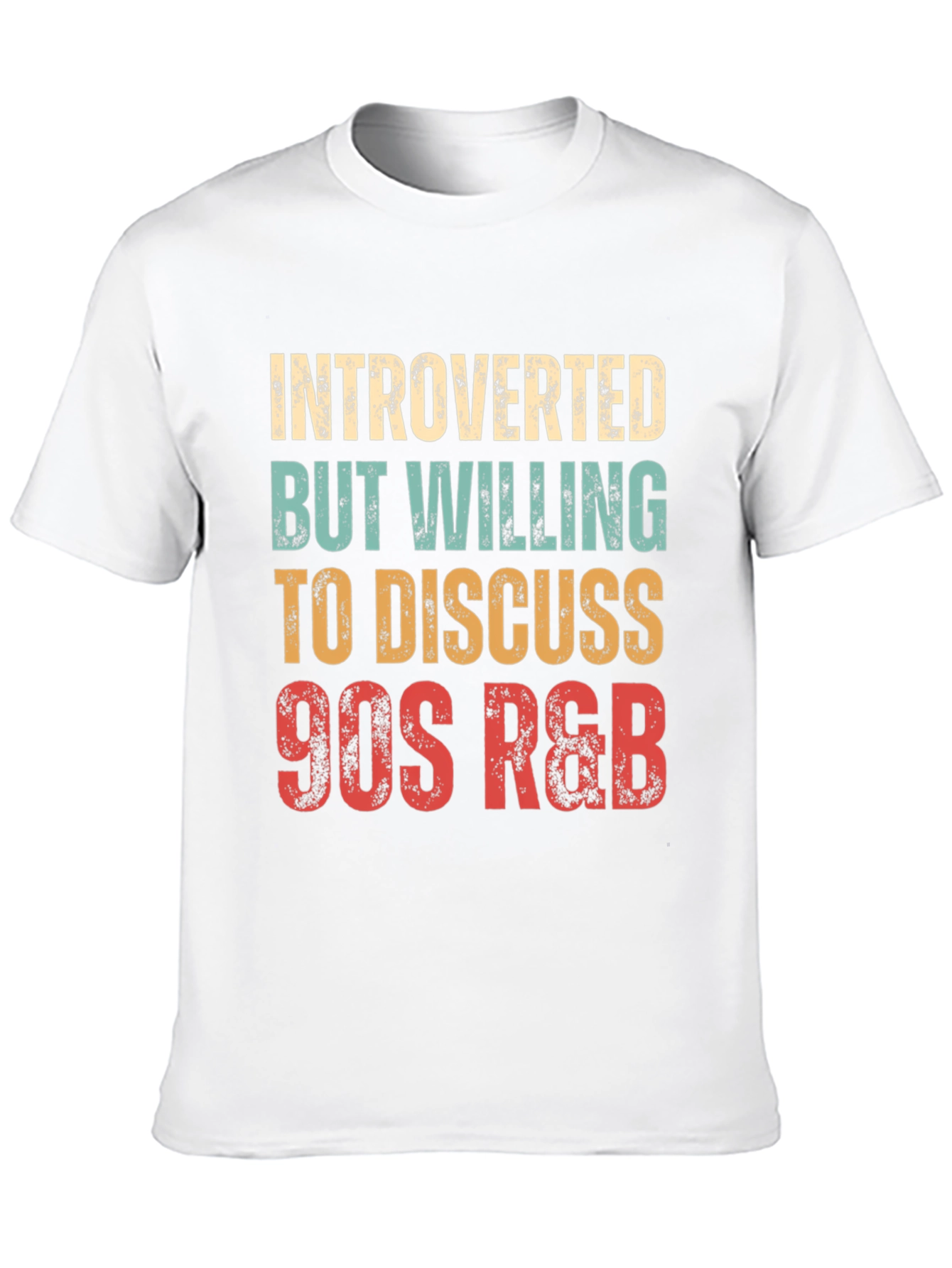 Introverted 90s R&B Music Lover T-Shirt
