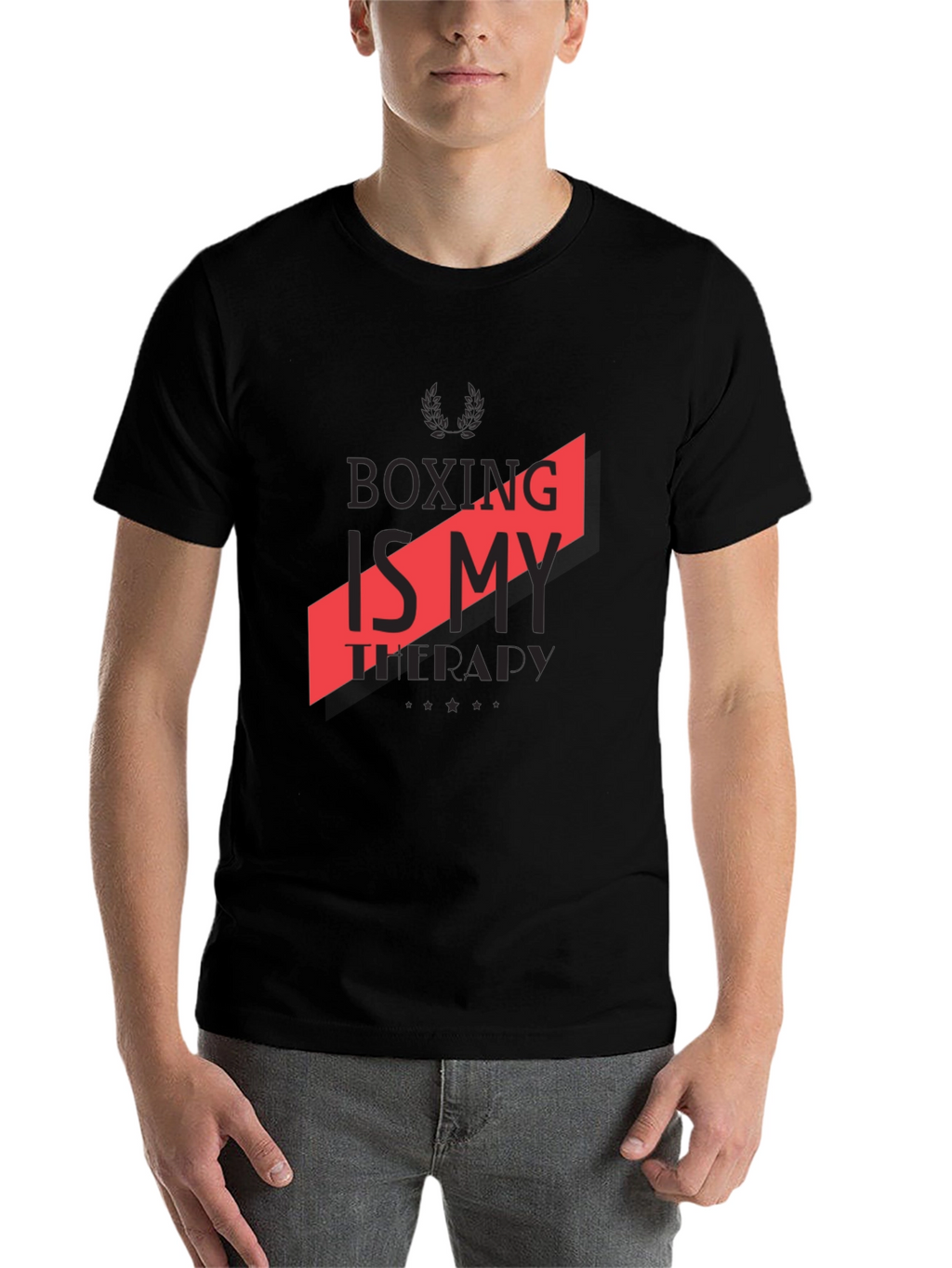 Boxing Is My Therapy Graphic Tee