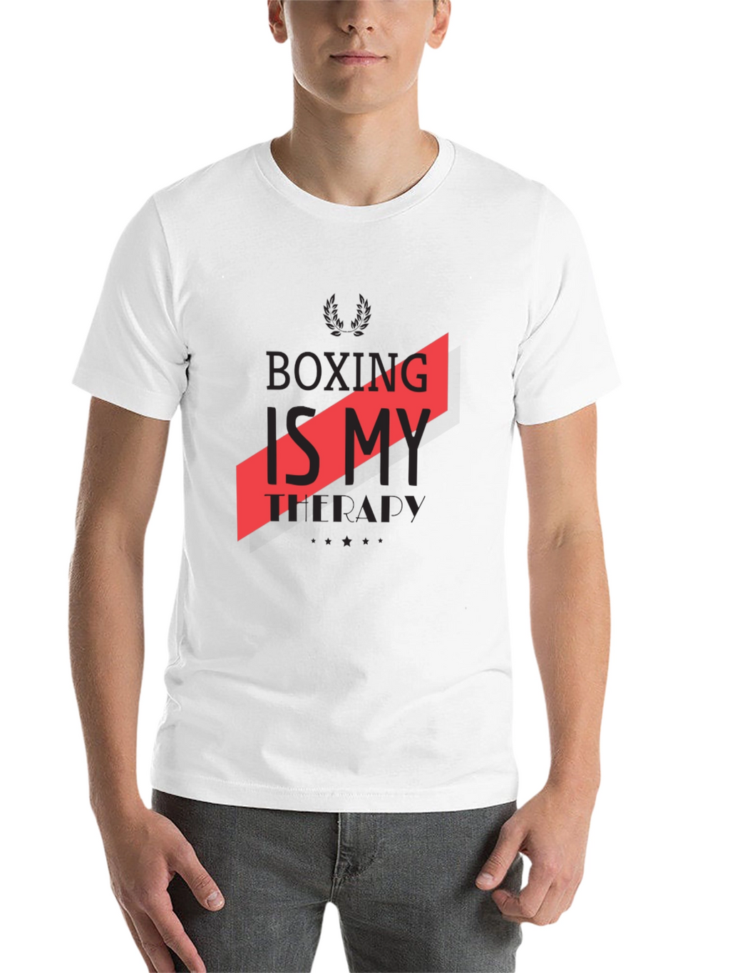 Boxing Is My Therapy Graphic Tee