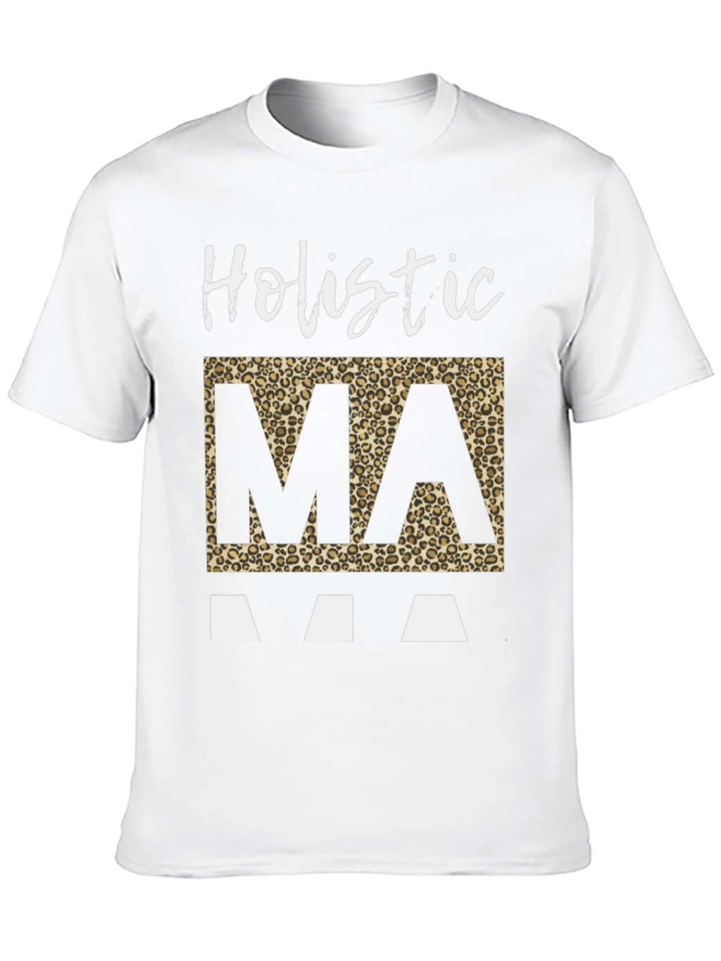 Holistic Mama Leopard Print Graphic Tee