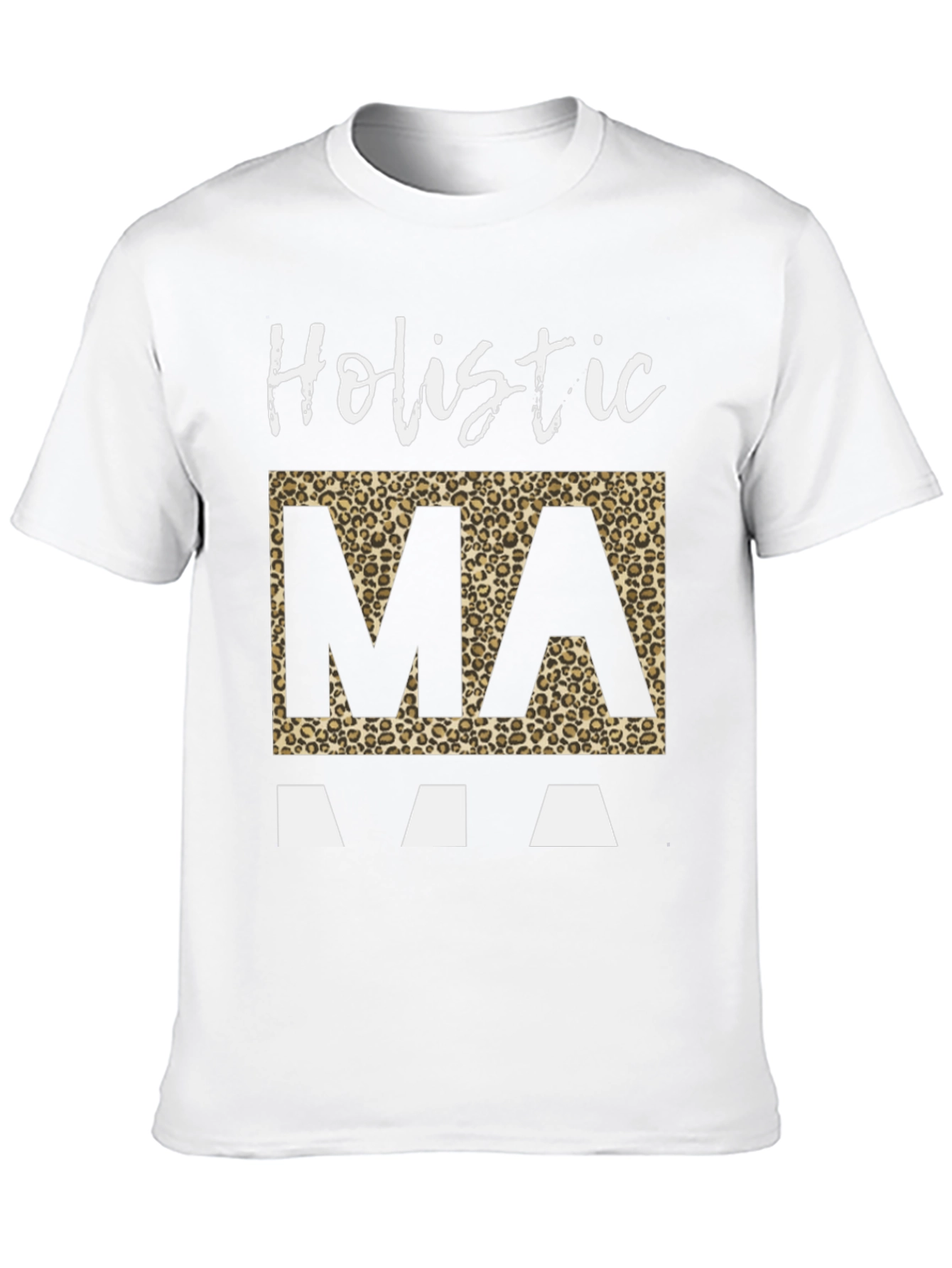 Holistic Mama Leopard Print Graphic Tee