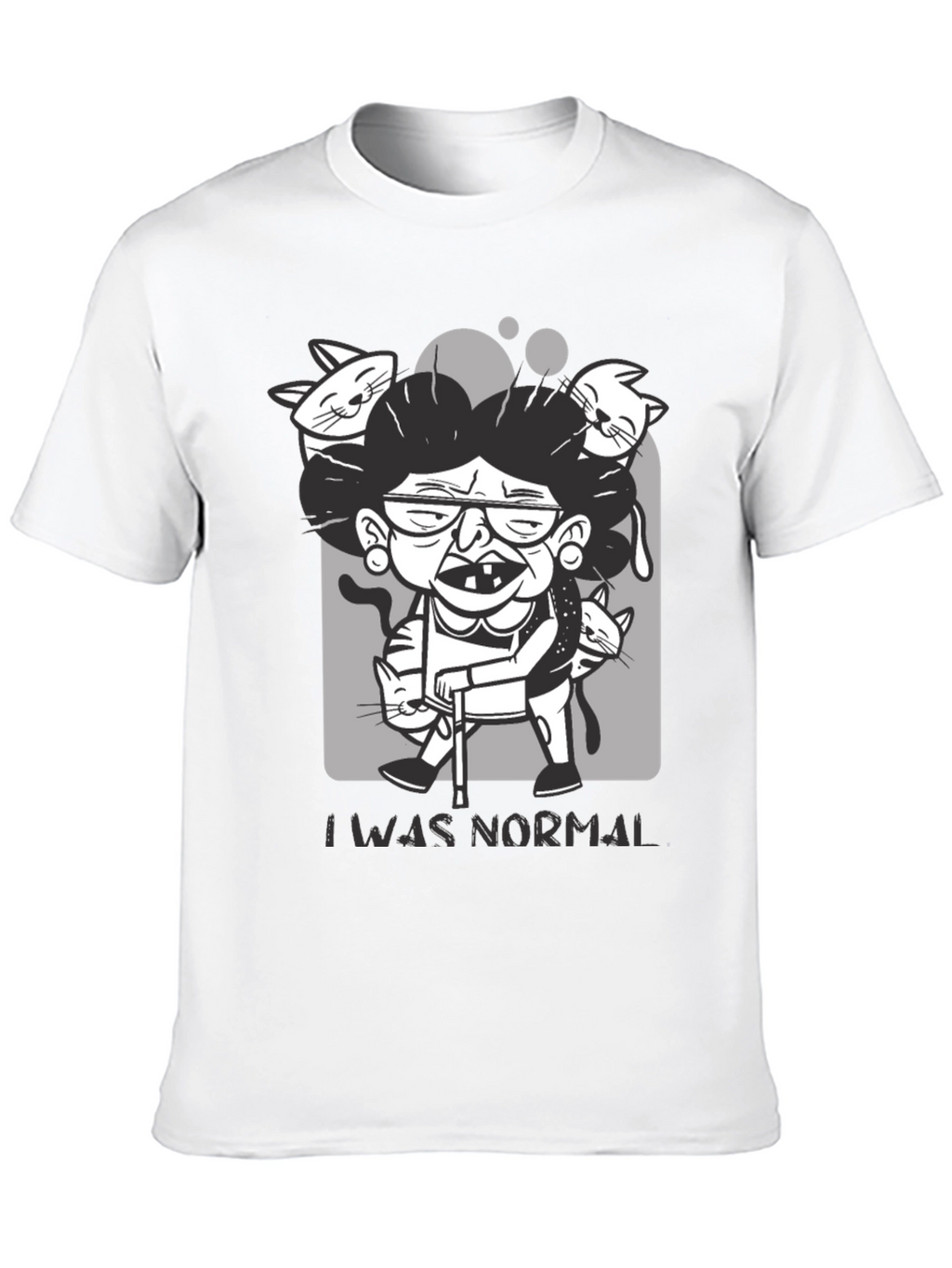 Crazy Cat Lady T-Shirt - I Was Normal