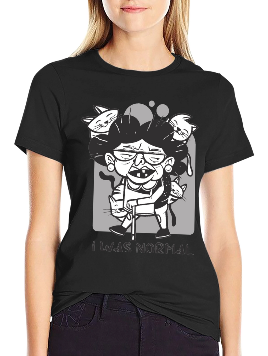 Crazy Cat Lady T-Shirt - I Was Normal