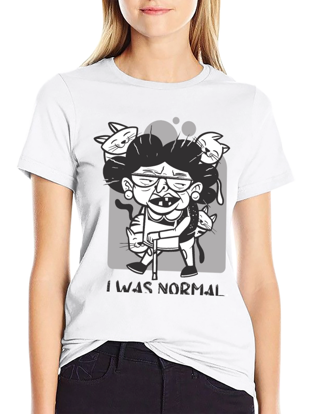 Crazy Cat Lady T-Shirt - I Was Normal